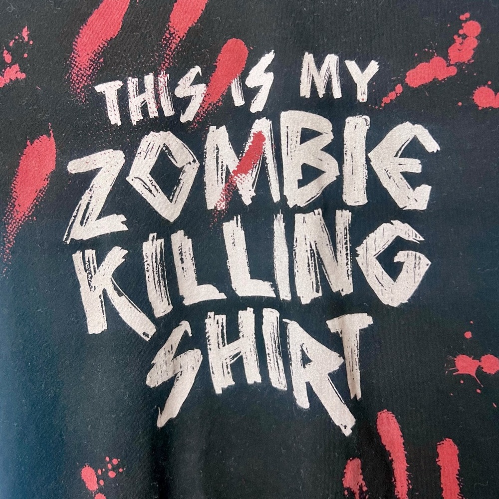 This Is My Zombie Killing Shirt Funny V Neck T Shirt